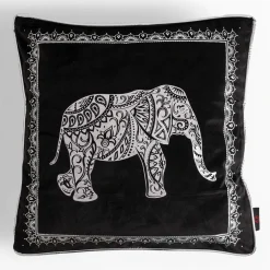 inny Poszewka ze słoniem czarna DAIRA 45x45 cm