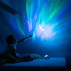 Lampki Nocne|Lampy Do Pokoju Dziecięcego|inny Projektor LED RGBW MARY'S UFO GALAKTYKA z pilotem