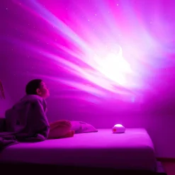 Lampki Nocne|Lampy Do Pokoju Dziecięcego|inny Projektor LED RGBW MARY'S UFO GALAKTYKA z pilotem