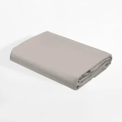 inny Prześcieradło bawełniane z gumką beżowe PURE 140x200 cm