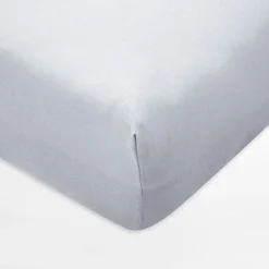 Prześcieradła|inny Prześcieradło jersey z gumką jasnoszare IVETTE 200x220 cm