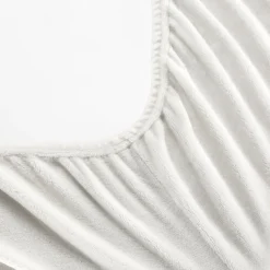 Prześcieradła|Eurofirany Prześcieradło polarowe kremowe FLANO 140x200 cm