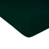 Darymex Prześcieradło z gumką butelkowa zieleń FROTTE 140x200 cm