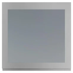 Fronty Przeszklone|Qubik Przeszklony front drzwi PIANO 60x59,6 szary mat