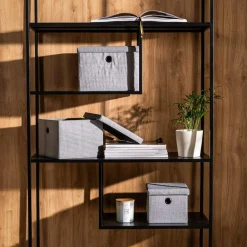 Dzieci inny Pudełko do przechowywania szare 19x19x16 cm