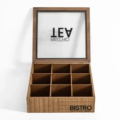 inny Pudełko na herbatę z 9 przegródkami BISTRO