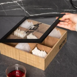 inny Pudełko na herbatę z 9 przegródkami BISTRO