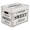 Pudełko ozdobne tekturowe z pokrywką ONE SWEET HOME