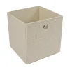 Pudełka I Pojemniki Do Przechowywania|inny Pudło do przechowywania składane beżowe 30x30x30 cm