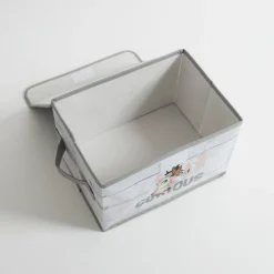 Dzieci inny Pudło do przechowywania szare 27x20x16 cm