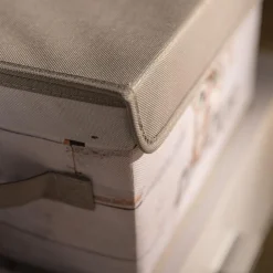 Dzieci inny Pudło do przechowywania szare 27x20x16 cm