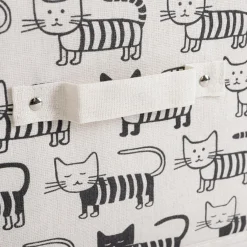 Dzieci inny Pudło z pokrywą składane w koty 28x28x28 cm