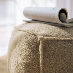 Dzieci Puf beżowy boucle TASSTI