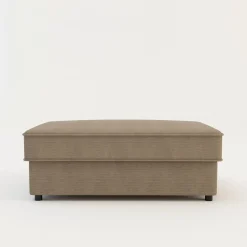 Pufy I Podnóżki| Puf beżowy MARKOS