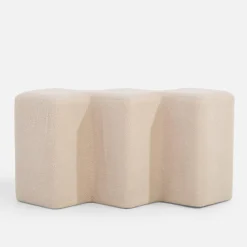 inny Puf boucle kremowy INTOPP