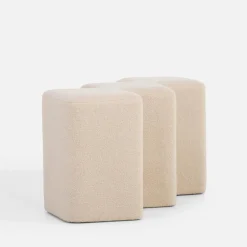 inny Puf boucle kremowy INTOPP