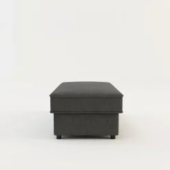 Pufy I Podnóżki| Puf ciemnoszary MARKOS