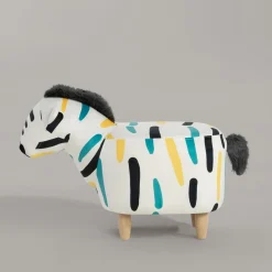 Pufy Dla Dzieci|Pufy I Podnóżki| Puf kolorowy zebra TREMY