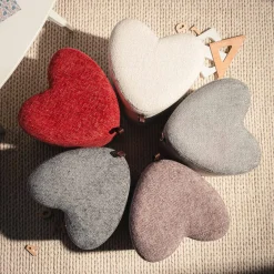 Pufy I Podnóżki|inny Puf mały serce fioletowy ILLON