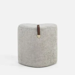 inny Puf mały serce jasnoszary ILLON