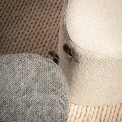 inny Puf mały serce kremowy ILLON