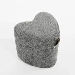 inny Puf mały serce szary ILLON