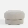 Pufy I Podnóżki|inny Puf okrągły boucle jasnoszary IQOMO