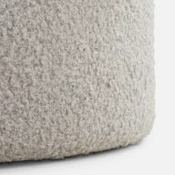 Pufy I Podnóżki|inny Puf okrągły boucle jasnoszary IQOMO