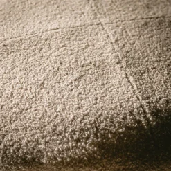 inny Puf okrągły boucle kremowy IQOMO