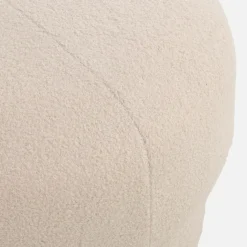 inny Puf okrągły boucle kremowy IQOMO