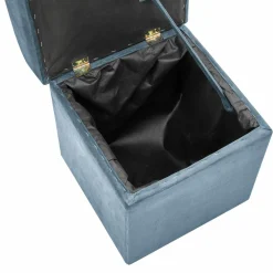 Puf otwierany błękitny TOP