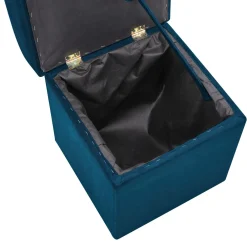 Puf otwierany niebieski TOP