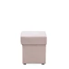 Pufy I Podnóżki| Puf otwierany TOP pudrowy róż