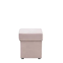 Pufy I Podnóżki| Puf otwierany TOP pudrowy róż