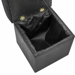 Pufy I Podnóżki| Puf otwierany TOP szary