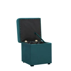 Pufy I Podnóżki| Puf otwierany TOP zielony