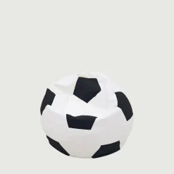 Dzieci Puf piłka biało-czarny SPORT M