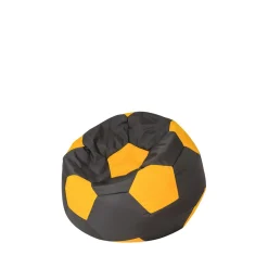 Dzieci Puf piłka żółto-czarny BALL L