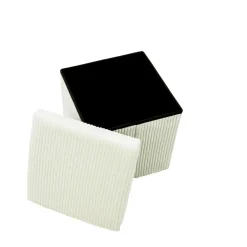 Pufy I Podnóżki| Puf składany biały 38 cm