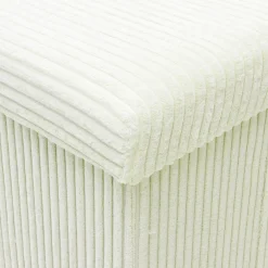 Pufy I Podnóżki| Puf składany biały 38 cm