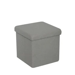 Puf składany BOUCLE szary 38 cm