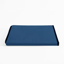 Puf składany niebieski 38x37.5 cm