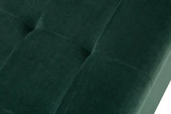 Puf składany z pojemnikiem ciemno zielony