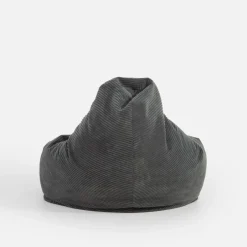 Dzieci Puf sztruksowy szary BUZZI