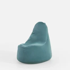 Pufy Dla Dzieci|Pufy I Podnóżki| Puf welurowy morski GOLDEN DREAM MINI