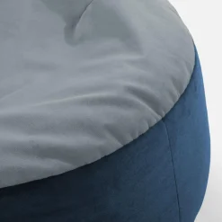Pufy Dla Dzieci|Pufy I Podnóżki| Puf worek z oparciem niebieski MEG