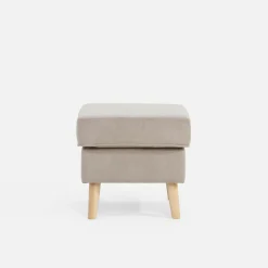Pufy I Podnóżki|inny Puf wypoczynkowy jasnoszary LINCOLN