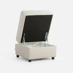 Pufy I Podnóżki|Impresti Puf wypoczynkowy jasnoszary MONO II