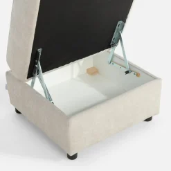 Pufy I Podnóżki|Impresti Puf wypoczynkowy jasnoszary MONO II