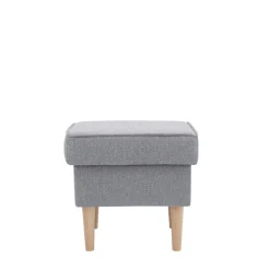 Pufy I Podnóżki| Puf z pojemnikiem jasnoszary VENUS